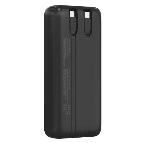 Powerbank ColorWay 20000mAh EnergyPlus 22.5W (CW-PB200LPB4BK-PDD) Black купить в Украине: Киев, Днепр, Харьков, Одесса  | Низкая цена, отзывы, характеристики от TELEMART фото