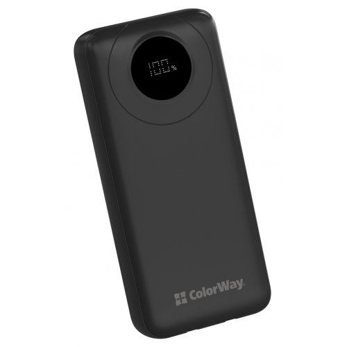 Powerbank ColorWay 20000mAh EnergyPlus 22.5W (CW-PB200LPB4BK-PDD) Black купить в Украине: Киев, Днепр, Харьков, Одесса  | Низкая цена, отзывы, характеристики от TELEMART фото
