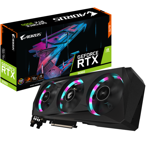 Купить Видеокарта Gigabyte GeForce RTX 3060 AORUS ELITE 12288MB (GV-N3060AORUS E-12GD) (Восстановлено продавцом, 705531) с проверкой совместимости: обзор, характеристики, цена в Киеве, Днепре, Одессе, Харькове, Украине | интернет-магазин TELEMART.UA фото