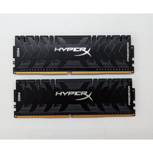 Озп HyperX DDR4 16GB (2x8GB) 3200Mhz Predator (HX432C16PB3K2/16) (Відновлено продавцем, 705560) купити з перевіркою сумісності: огляд, характеристики, ціна у Києві, Львові, Вінниці, Хмельницькому, Івано-Франківську, Україні | інтернет-магазин TELEMART.UA фото