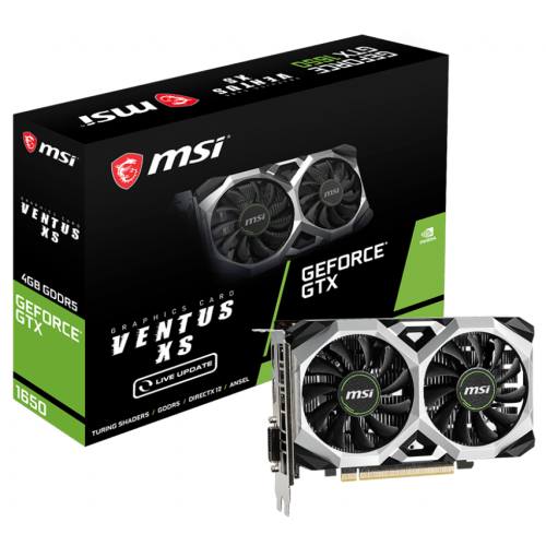 Відеокарта MSI GeForce GTX 1650 VENTUS XS 4096MB (GTX 1650 VENTUS XS 4G) (Відновлено продавцем, 705571) купити з перевіркою сумісності: огляд, характеристики, ціна у Києві, Львові, Вінниці, Хмельницькому, Івано-Франківську, Україні | інтернет-магазин TELEMART.UA фото