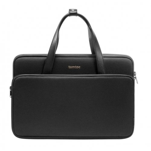 Сумка для ноутбука Tomtoc 14" Versatile-A12 (A12D3D1) Black купить в Украине: Киев, Днепр, Харьков, Одесса  | Низкая цена, отзывы, характеристики от TELEMART фото