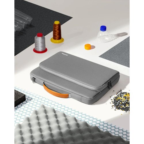 Сумка для ноутбука Tomtoc 14.4" Defender-A14 (A14D3G4) Gray купить в Украине: Киев, Днепр, Харьков, Одесса  | Низкая цена, отзывы, характеристики от TELEMART фото