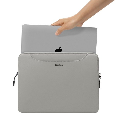 Сумка для ноутбука Tomtoc 13.5" Light-A21 (A21D3D1) Grey/Black купити в Україні: Київ, Львів, Хмельницький, Тернопіль | Низька ціна, відгуки, характеристики від TELEMART фото