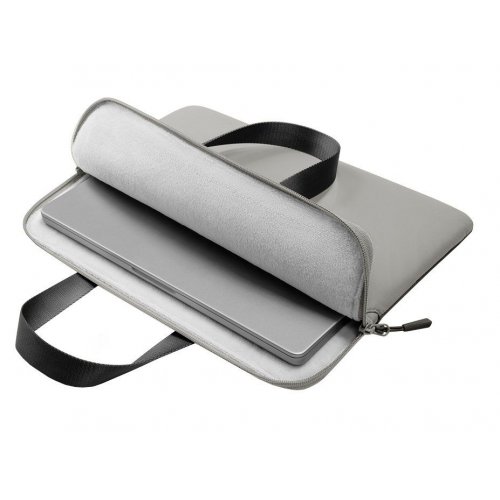 Сумка для ноутбука Tomtoc 13.5" Light-A21 (A21D3D1) Grey/Black купити в Україні: Київ, Львів, Хмельницький, Тернопіль | Низька ціна, відгуки, характеристики від TELEMART фото