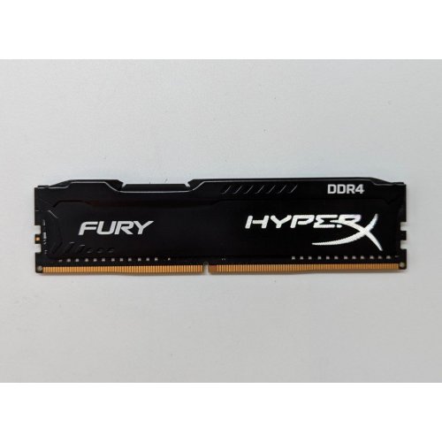 Озп Kingston DDR4 8GB 2400Mhz HyperX FURY Black (HX424C15FB2/8) (Відновлено продавцем, 705727) купити з перевіркою сумісності: огляд, характеристики, ціна у Києві, Львові, Вінниці, Хмельницькому, Івано-Франківську, Україні | інтернет-магазин TELEMART.UA фото