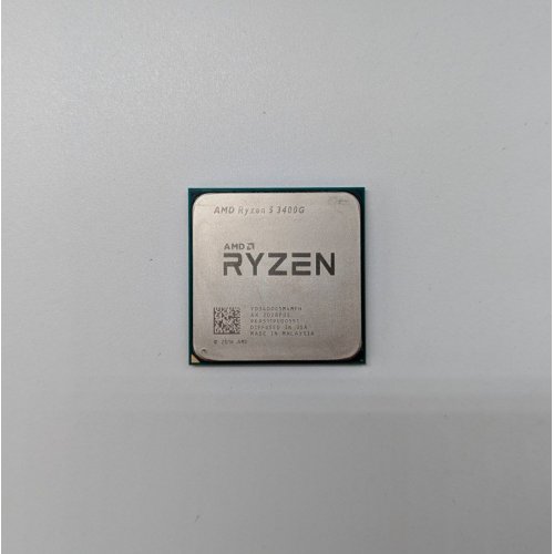 Купить Процессор AMD Ryzen 5 3400G 3.7(4.2)GHz 4MB sAM4 Tray (YD3400C5M4MFH) (Восстановлено продавцом, 705735) с проверкой совместимости: обзор, характеристики, цена в Киеве, Днепре, Одессе, Харькове, Украине | интернет-магазин TELEMART.UA фото