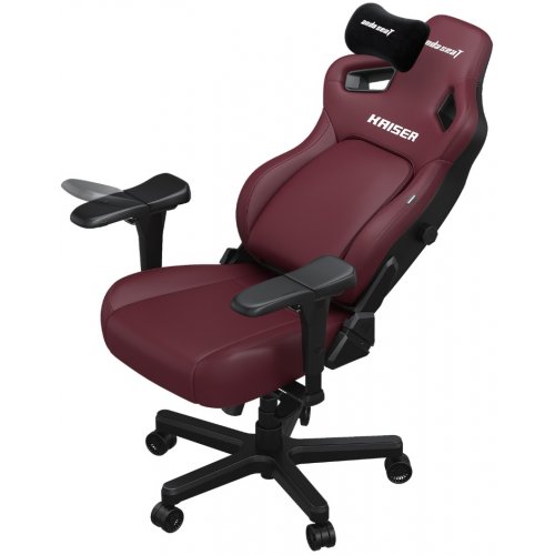 Купити Ігрове крісло Anda Seat Kaiser 4 L (AD12YDDC-L-20-A-PV/C) Maroon - ціна в Києві, Львові, Вінниці, Хмельницькому, Франківську, Україні | інтернет-магазин TELEMART.UA фото