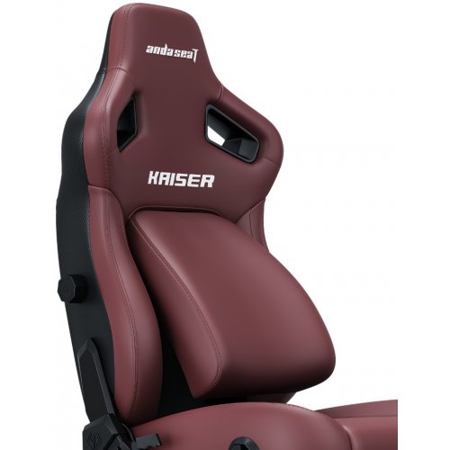 Купити Ігрове крісло Anda Seat Kaiser 4 L (AD12YDDC-L-20-A-PV/C) Maroon - ціна в Києві, Львові, Вінниці, Хмельницькому, Франківську, Україні | інтернет-магазин TELEMART.UA фото