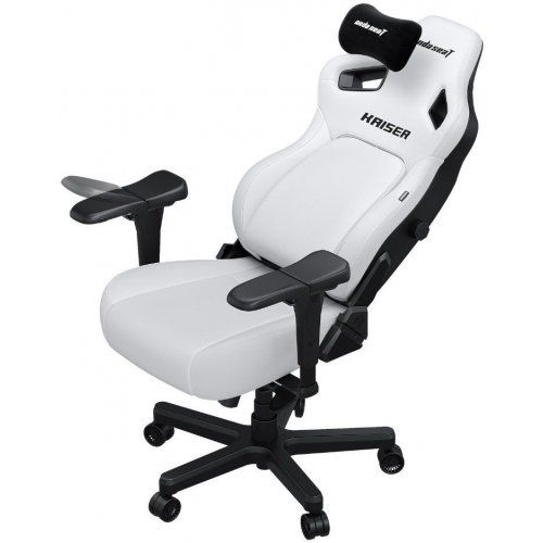 Ігрове крісло Anda Seat Kaiser 4 L (AD12YDDC-L-20-W-PV/C) White купити в Україні: Київ, Львів, Хмельницький, Тернопіль, Івано-Франківськ | Низька ціна, відгуки, характеристики від TELEMART фото