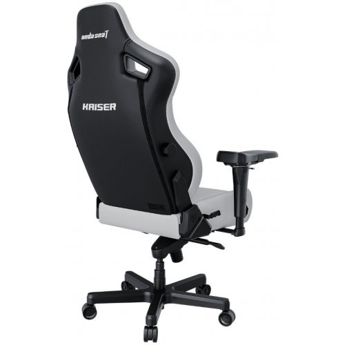 Ігрове крісло Anda Seat Kaiser 4 L (AD12YDDC-L-20-W-PV/C) White купити в Україні: Київ, Львів, Хмельницький, Тернопіль, Івано-Франківськ | Низька ціна, відгуки, характеристики від TELEMART фото