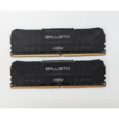 Купить Озу Crucial DDR4 16GB (2x8GB) 3200Mhz Ballistix Black (BL2K8G32C16U4B) (Восстановлено продавцом, 706078) с проверкой совместимости: обзор, характеристики, цена в Киеве, Днепре, Одессе, Харькове, Украине | интернет-магазин TELEMART.UA фото