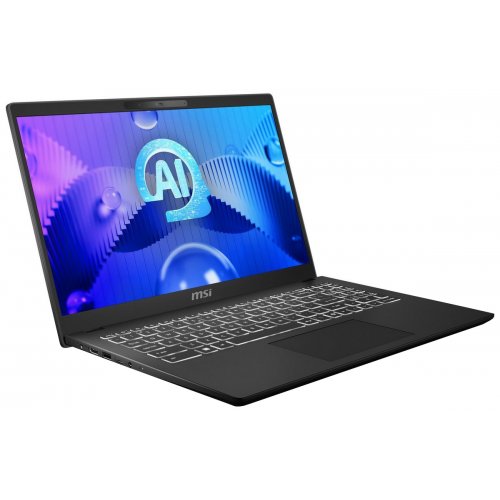 Купить Ноутбук MSI Modern 15 H AI C1MG (C1MG-098UA) Classic Black - цена в Харькове, Киеве, Днепре, Одессе
в интернет-магазине Telemart фото