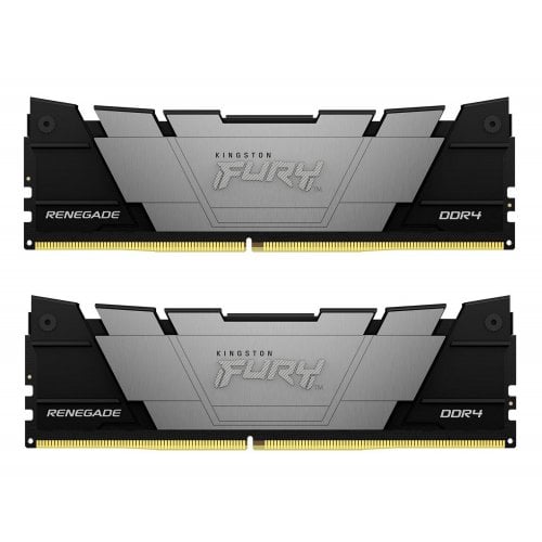 Купить ОЗУ Kingston DDR4 16GB (2x8GB) 4800Mhz FURY Renegade Black (KF448C19RB2K2/16) с проверкой совместимости: обзор, характеристики, цена в Киеве, Днепре, Одессе, Харькове, Украине | интернет-магазин TELEMART.UA фото