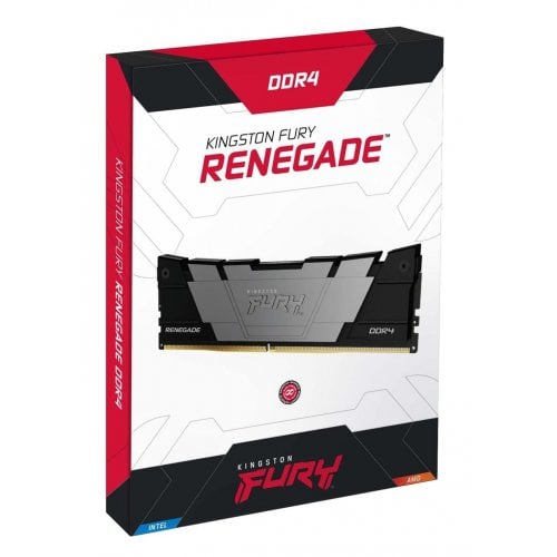 Купить ОЗУ Kingston DDR4 16GB (2x8GB) 4800Mhz FURY Renegade Black (KF448C19RB2K2/16) с проверкой совместимости: обзор, характеристики, цена в Киеве, Днепре, Одессе, Харькове, Украине | интернет-магазин TELEMART.UA фото