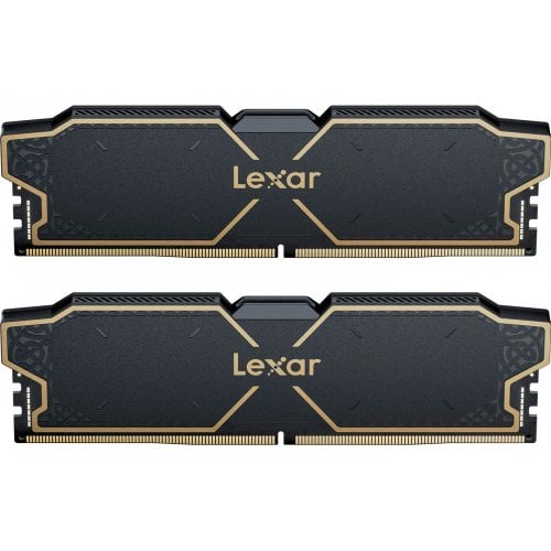 Купить ОЗУ Lexar DDR5 32GB (2x16GB) 6000Mhz Thor Black (LD5U16G60C38LG-RGD) с проверкой совместимости: обзор, характеристики, цена в Киеве, Днепре, Одессе, Харькове, Украине | интернет-магазин TELEMART.UA фото