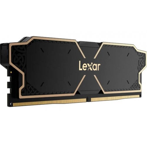 Купить ОЗУ Lexar DDR5 32GB (2x16GB) 6000Mhz Thor Black (LD5U16G60C38LG-RGD) с проверкой совместимости: обзор, характеристики, цена в Киеве, Днепре, Одессе, Харькове, Украине | интернет-магазин TELEMART.UA фото