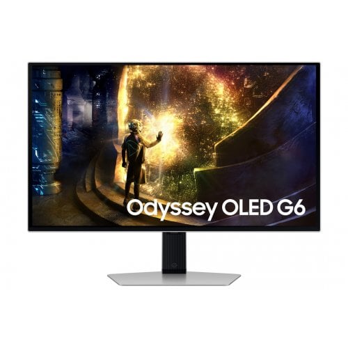 Купити Монітор Samsung 27” Odyssey OLED G6 (LS27DG612SIXCI) Silver - ціна в Києві, Львові, Вінниці, Хмельницькому, Франківську, Україні | інтернет-магазин TELEMART.UA фото