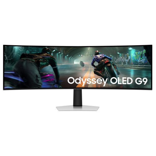 Купити Монітор Samsung 49” Odyssey OLED G9 (LS49DG910SIXCI) Silver - ціна в Києві, Львові, Вінниці, Хмельницькому, Франківську, Україні | інтернет-магазин TELEMART.UA фото