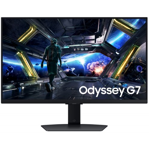 Купити Монітор Samsung 27” Odyssey G7 (LS27DG700EIXUA) Black - ціна в Києві, Львові, Вінниці, Хмельницькому, Франківську, Україні | інтернет-магазин TELEMART.UA фото