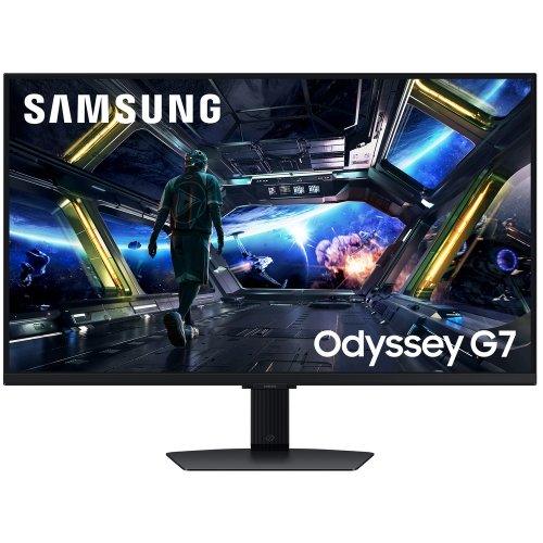 Купити Монітор Samsung 32” Odyssey G7 (LS32DG700EIXUA) Black - ціна в Києві, Львові, Вінниці, Хмельницькому, Франківську, Україні | інтернет-магазин TELEMART.UA фото