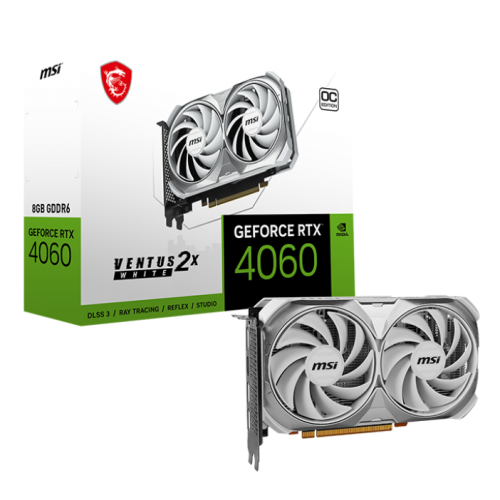 Уцінка відеокарта MSI GeForce RTX 4060 VENTUS 2X WHITE OC 8192MB (RTX 4060 VENTUS 2X WHITE 8G OC) (Сліди використання, 706449) купити з перевіркою сумісності: огляд, характеристики, ціна у Києві, Львові, Вінниці, Хмельницькому, Івано-Франківську, Україні | інтернет-магазин TELEMART.UA фото