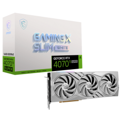 Уцінка відеокарта MSI GeForce RTX 4070 Ti SUPER GAMING X SLIM WHITE 16384MB (RTX 4070 Ti SUPER 16G GAMING X SLIM WHITE) (Сліди використання, 706499)