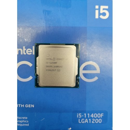 Купить Уценка процессор Intel Core i5-11400F 2.6(4.4)Hz 12MB s1200 Box (BX8070811400F) (Следы использования, 706543) с проверкой совместимости: обзор, характеристики, цена в Киеве, Днепре, Одессе, Харькове, Украине | интернет-магазин TELEMART.UA фото