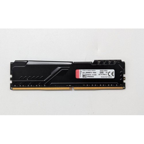 Озп HyperX DDR4 8GB 3200Mhz Fury Black (HX432C16FB3/8) (Відновлено продавцем, 706548) купити з перевіркою сумісності: огляд, характеристики, ціна у Києві, Львові, Вінниці, Хмельницькому, Івано-Франківську, Україні | інтернет-магазин TELEMART.UA фото