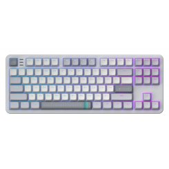 Клавиатура Dark Project ALU87 Daylight ABS RGB Mech G3MS Zircon (DPKB_DAYLIGHT_87_ANSI_UA) White/Grey