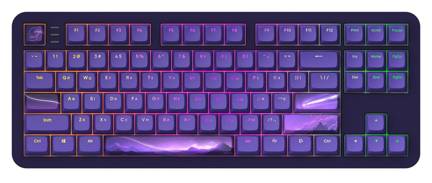 Клавиатура Dark Project ALU87 Celestial ABS RGB Mech G3MS