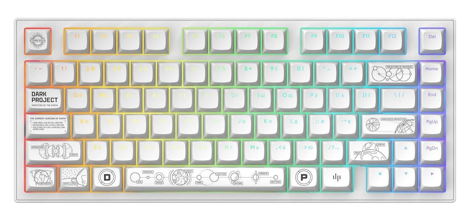 Клавиатура Dark Project ALU81 Terra Nova PBT RGB Mech G3MS