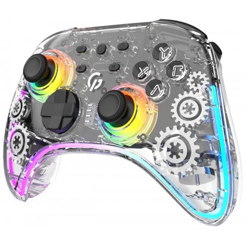 Ігровий маніпулятор GamePro GPX13 RGB Wireless Transparent купити в Україні: Київ, Львів, Хмельницький, Тернопіль, Івано-Франківськ | Низька ціна, відгуки, характеристики від TELEMART фото