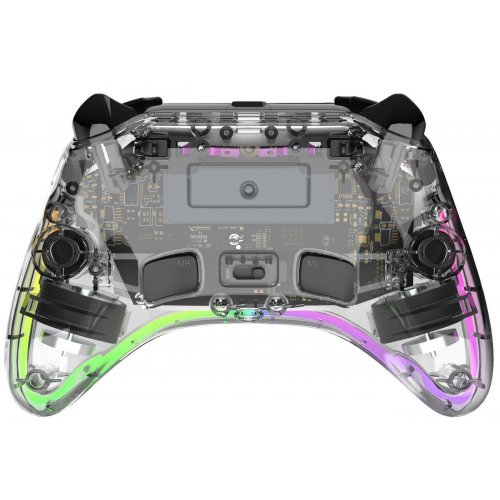 Ігровий маніпулятор GamePro GPX13 RGB Wireless Transparent купити в Україні: Київ, Львів, Хмельницький, Тернопіль, Івано-Франківськ | Низька ціна, відгуки, характеристики від TELEMART фото