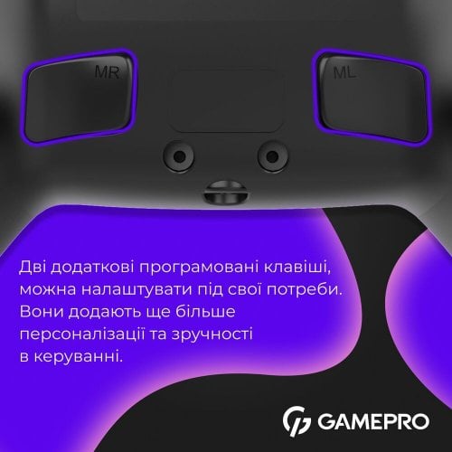 Купить Игровой манипулятор GamePro GPS13 RGB Wireless Black - цена в Харькове, Киеве, Днепре, Одессе
в интернет-магазине Telemart фото