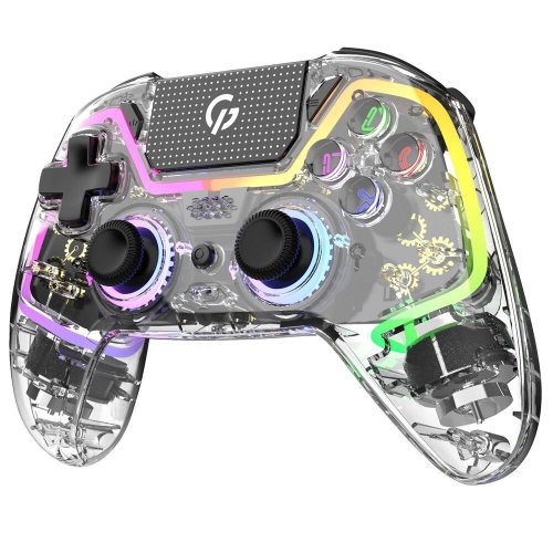 Ігровий маніпулятор GamePro GPS13 RGB Wireless Transparent купити в Україні: Київ, Львів, Хмельницький, Тернопіль, Івано-Франківськ | Низька ціна, відгуки, характеристики від TELEMART фото