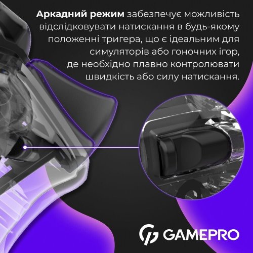 Ігровий маніпулятор GamePro GPS13 RGB Wireless Transparent купити в Україні: Київ, Львів, Хмельницький, Тернопіль, Івано-Франківськ | Низька ціна, відгуки, характеристики від TELEMART фото