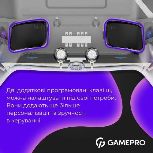 Купить Игровой манипулятор GamePro GPS13 RGB Wireless Transparent - цена в Харькове, Киеве, Днепре, Одессе
в интернет-магазине Telemart фото