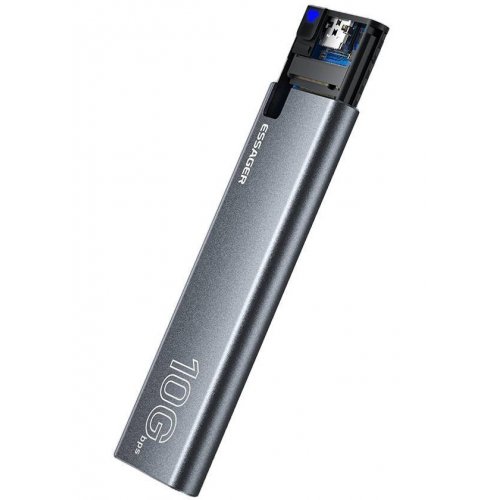 Купить Внешний карман Essager for M.2 SATA/NVME - USB Type-C (EYPSN-XJ0G-Z) Grey - цена в Харькове, Киеве, Днепре, Одессе
в интернет-магазине Telemart фото