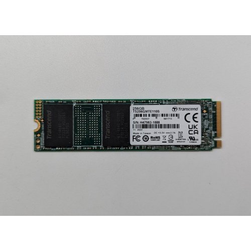 Купить Ssd-диск Transcend MTE110 256GB M.2 (2280 PCI-E) (TS256GMTE110S) (Восстановлено продавцом, 706623) с проверкой совместимости: обзор, характеристики, цена в Киеве, Днепре, Одессе, Харькове, Украине | интернет-магазин TELEMART.UA фото