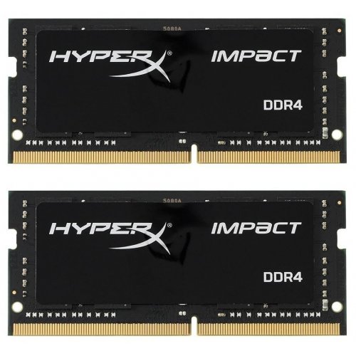 Продати ОЗП HyperX SODIMM DDR4 32GB (2x16GB) 2666Mhz Impact (HX426S15IB2K2/32) за Trade-In у інтернет-магазині Телемарт - Київ, Дніпро, Україна фото