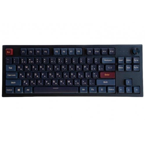 Купити Клавіатура Montech MKey TKL Darkness RGB Mechanical GateronG Pro 2.0 Red Switch (MK87DR) Black - ціна в Києві, Львові, Вінниці, Хмельницькому, Франківську, Україні | інтернет-магазин TELEMART.UA фото