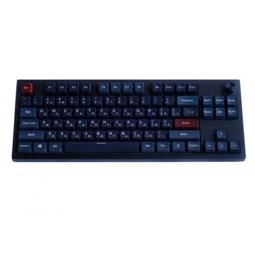 Купити Клавіатура Montech MKey TKL Darkness RGB Mechanical GateronG Pro 2.0 Red Switch (MK87DR) Black - ціна в Києві, Львові, Вінниці, Хмельницькому, Франківську, Україні | інтернет-магазин TELEMART.UA фото