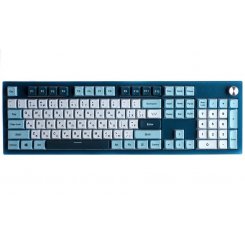 Клавіатура Montech MKey Freedom RGB Mechanical GateronG Pro 2.0 Red Switch (MK105FR) Blue/White