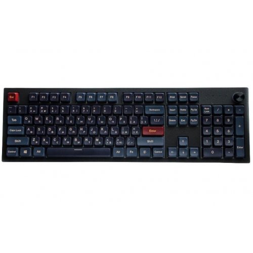 Купити Клавіатура Montech MKey Darkness RGB Mechanical GateronG Pro 2.0 Red Switch (MK105DR) Black - ціна в Києві, Львові, Вінниці, Хмельницькому, Франківську, Україні | інтернет-магазин TELEMART.UA фото