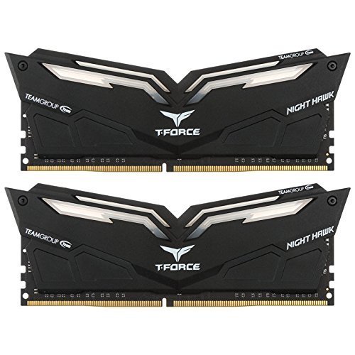 Photo RAM Team DDR4 16GB (2x8GB) 3000Mhz T-Force Night Hawk Red LED (THRD416G3000HC16CDC01)