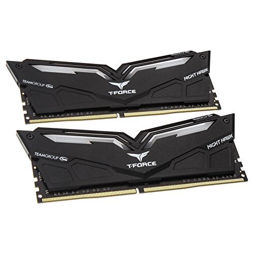 Photo RAM Team DDR4 16GB (2x8GB) 3000Mhz T-Force Night Hawk Red LED (THRD416G3000HC16CDC01)