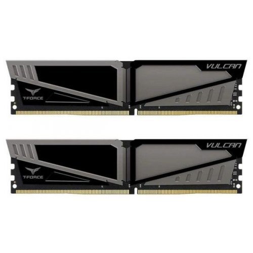 Photo RAM Team DDR4 16GB (2x8GB) 2400Mhz T-Force Vulcan Gray (TLGD416G2400HC14DC01)