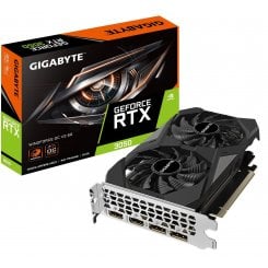 Видеокарта Gigabyte GeForce RTX 3050 WINDFORCE V2 OC 6144MB (GV-N3050WF2OCV2-6GD)