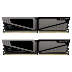 ОЗП Team DDR4 16GB (2x8GB) 2666Mhz T-Force Vulcan Gray (TLGD416G2666HC15BDC01)
